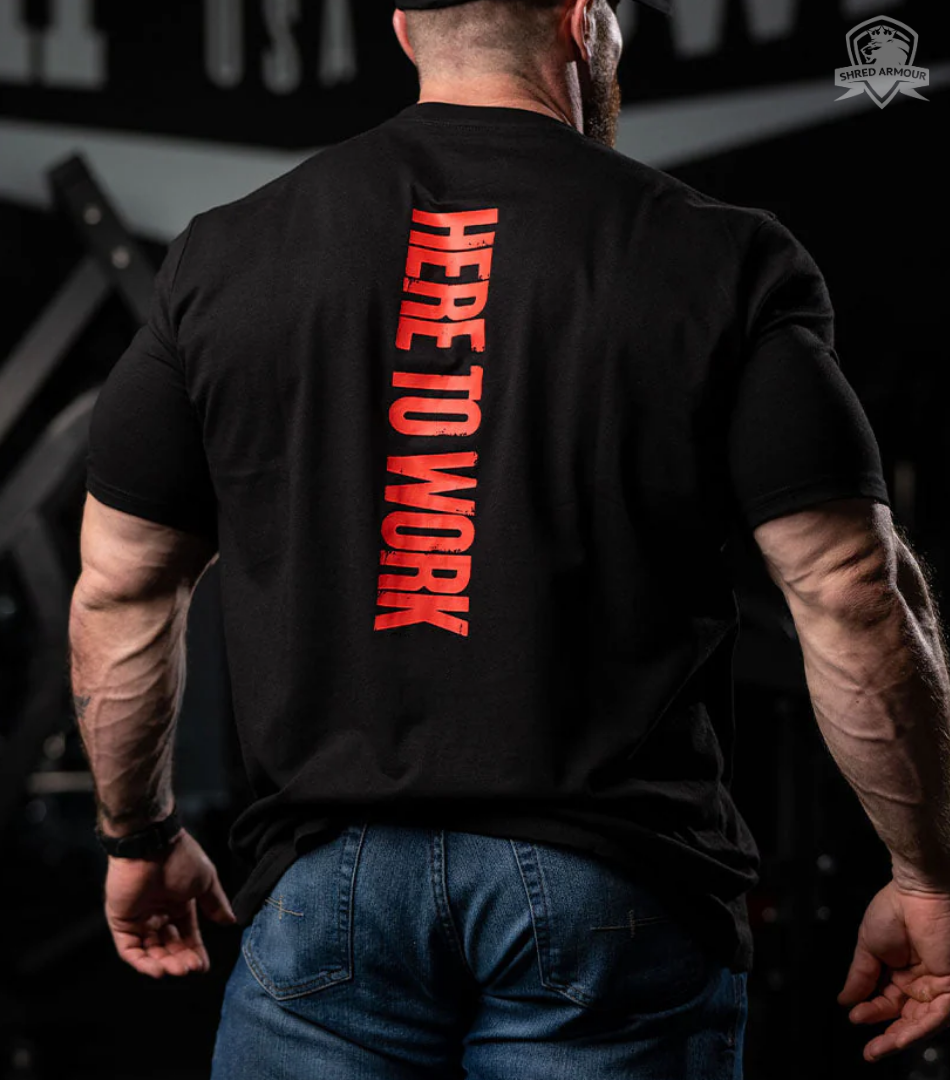 Here To Work Tee
