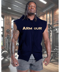 Alpha Armour Heavy Zipper Sleeveless Tee
