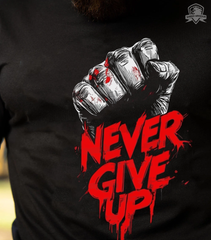 Never give up